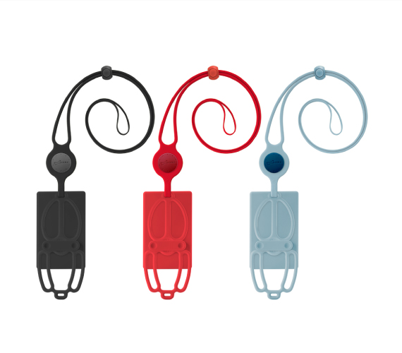 【頸掛手機綁三代-卡套50cm】 黑 Black｜ 紅 Red｜ 莫蘭迪藍 Morandi Blue