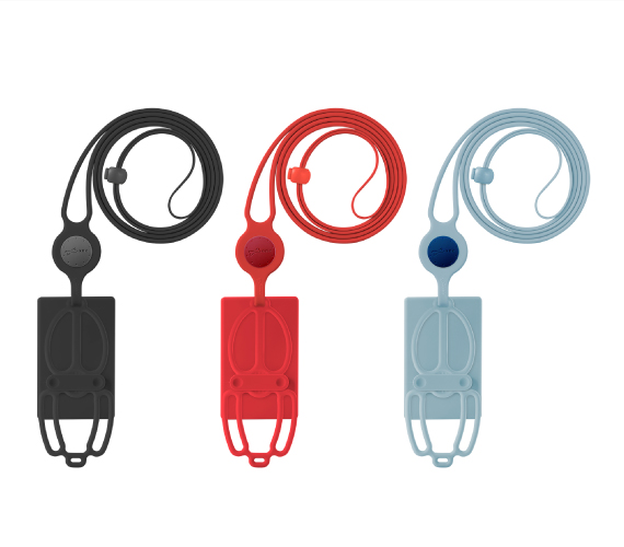 【斜背手機綁三代-卡套 80cm】 黑 Black｜ 紅 Red｜ 莫蘭迪藍 Morandi Blue