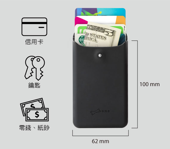 【輕盈運動，貼身攜帶】 輕盈運動，可放卡片(電子支付工具)、零錢、鑰匙等..