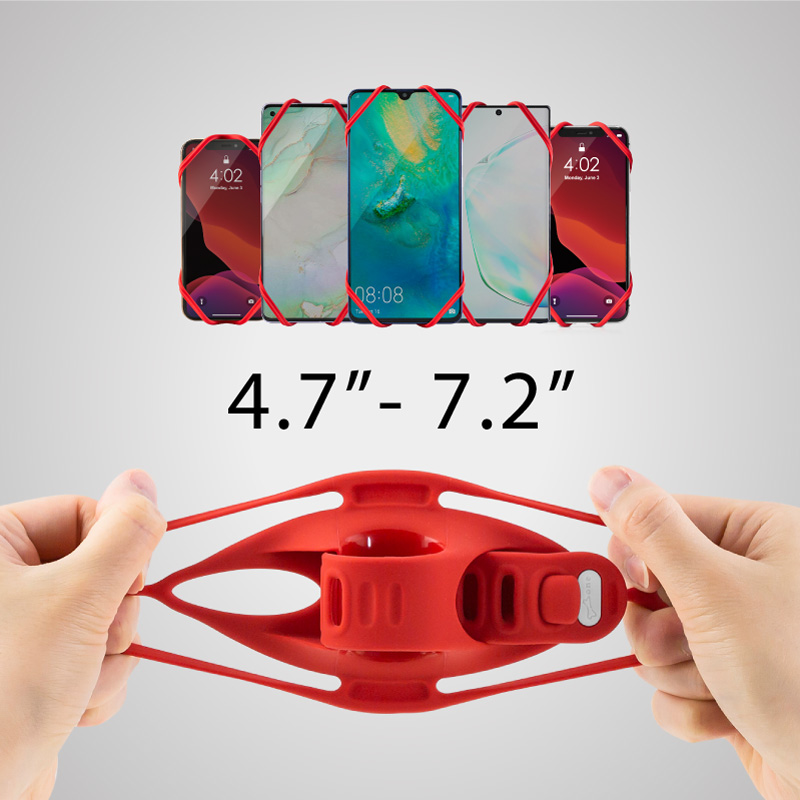 【適用4.7-7.2吋手機】 手機綁高彈力設計，可適用4.7