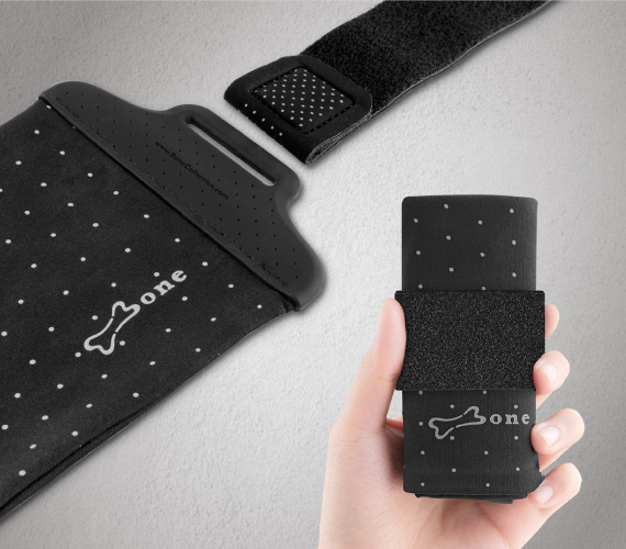 【輕巧好攜帶】 跑步腰帶綁材質柔軟好收納，可使用彈性帶固定收納，超小尺寸外出方便好攜帶