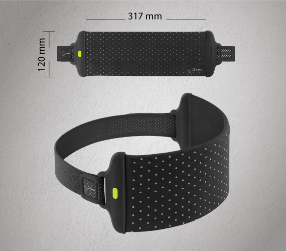 【跑步腰帶綁】 S (53~67 cm)｜ L (66~92 cm)｜ XL (91~142 cm)