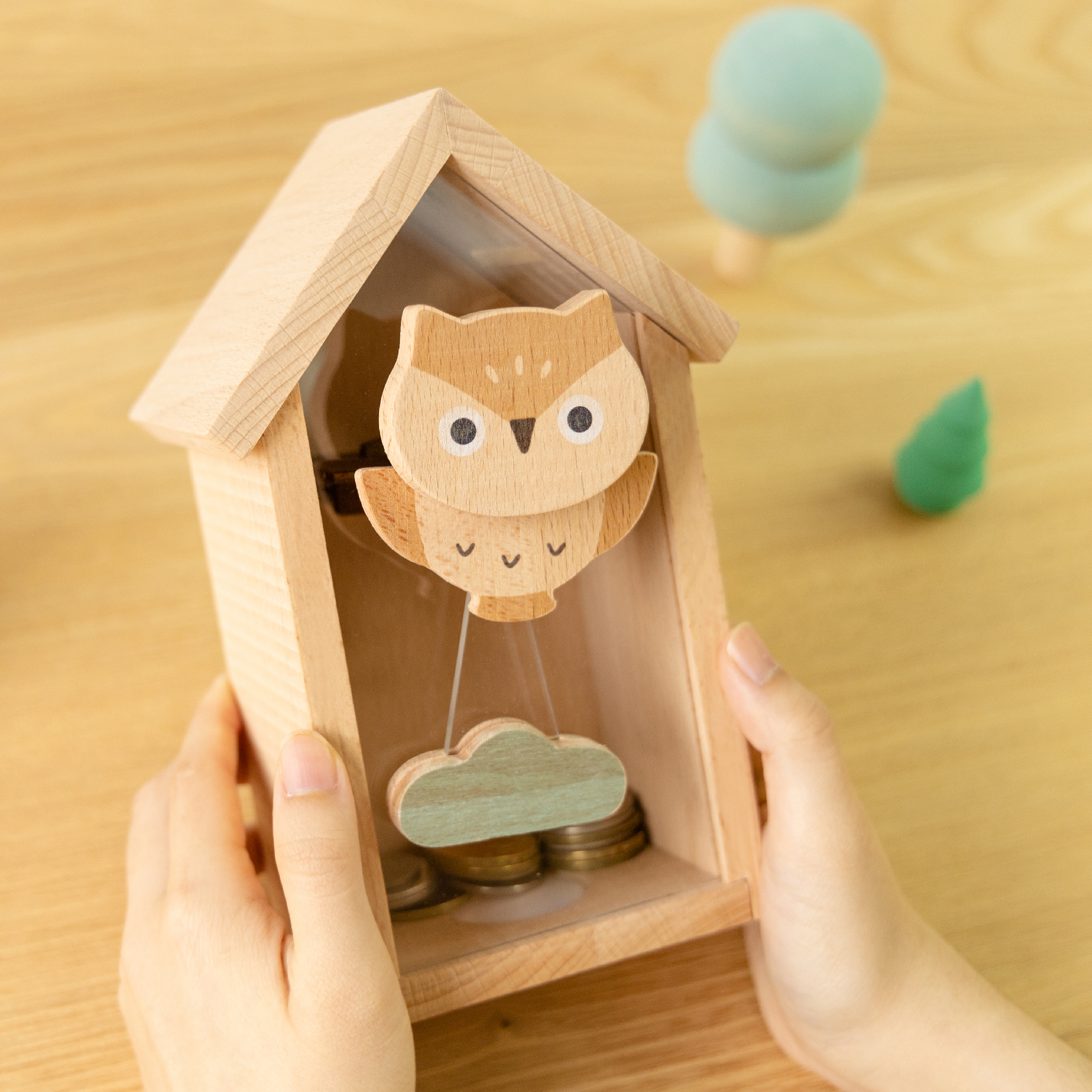 但只要投幣就會開心地揮動翅膀跟上節奏跳舞嗎💕