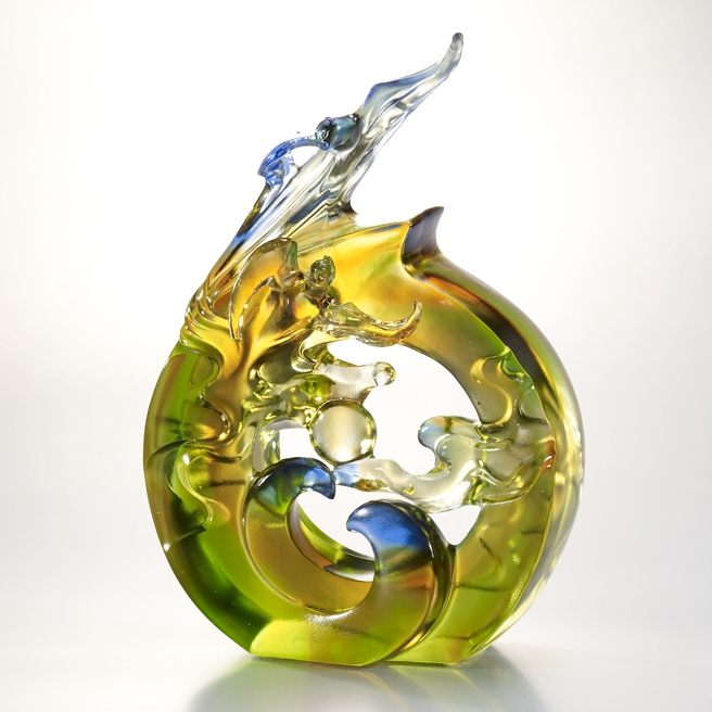 【12/16~12/22精選琉璃品牌9折】琉園 tittot 果然福現 綠色