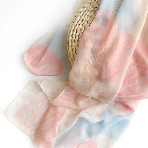 【2/18~2/24期間限定優惠】FERN ONLY 只有蕨蕨印飄逸圍巾2.0(鐵線蕨)