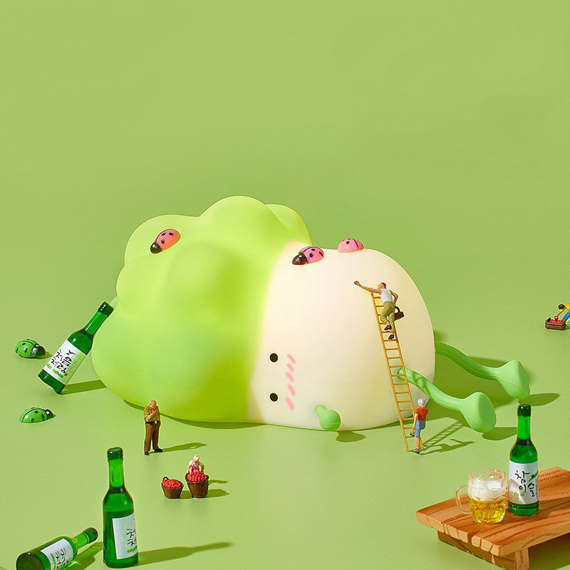 家居生活雜貨舖 小趴菜拍拍燈 粉色