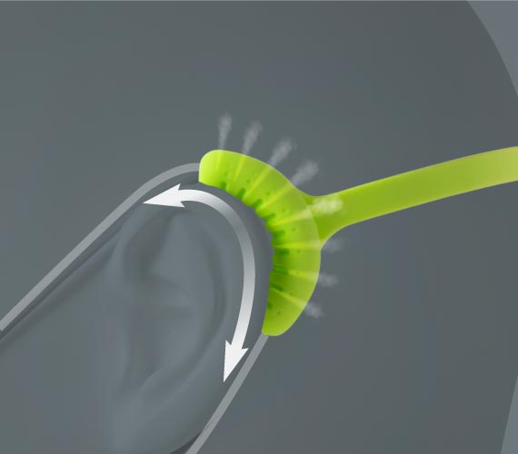 【圓弧順耳，透氣服貼】 順耳圓弧造型貼合耳骨，內側透氣紋理，提供更舒適的佩戴體驗。