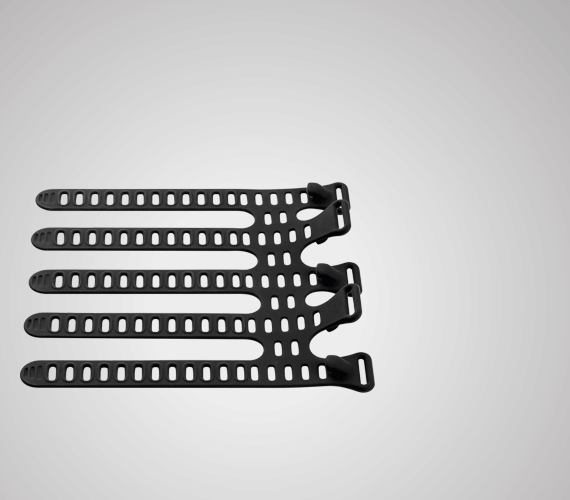 【正反兩面都可用】 一體成型綁帶，正反兩面都可用，可依照物品大小選擇綁附