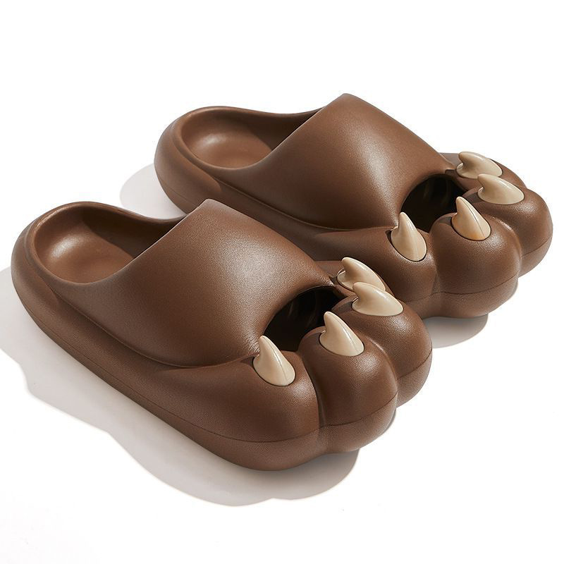 家居生活雜貨舖 貓爪室內拖鞋 咖啡36-37