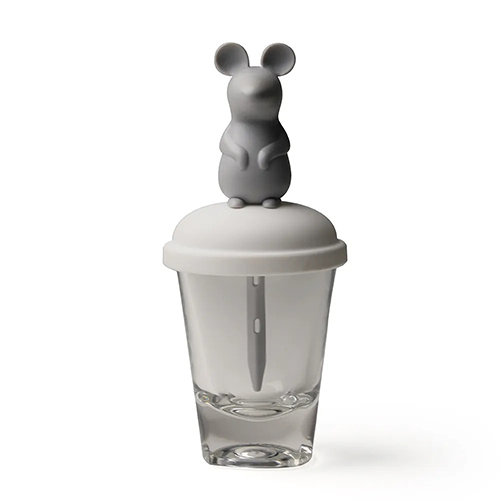 QUALY 動物玻璃冰棒杯系列 幸運小鼠