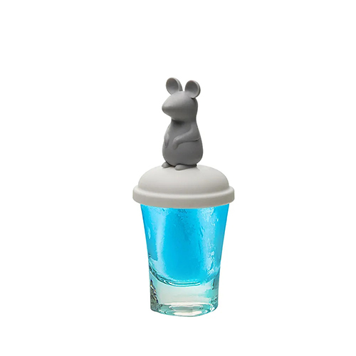 QUALY 動物玻璃冰棒杯系列 幸運小鼠