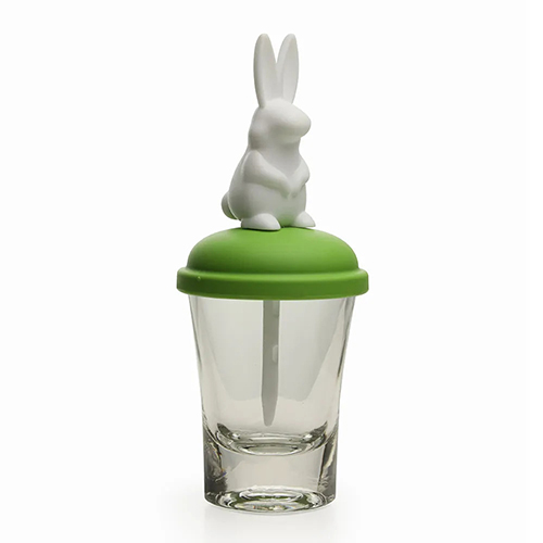 QUALY 動物玻璃冰棒杯系列 邦妮兔