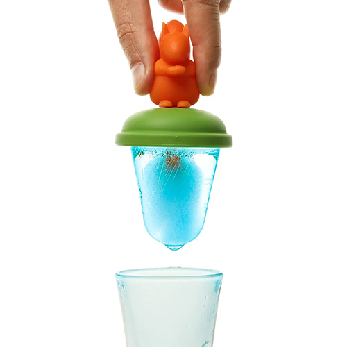 QUALY 動物玻璃冰棒杯系列 橡果松鼠