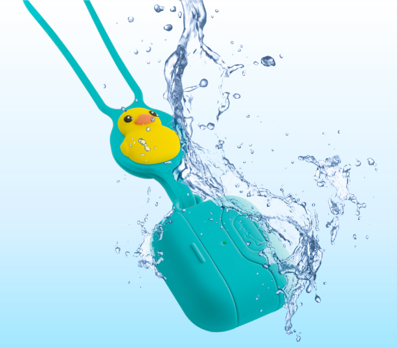 【可水洗，髒污不殘留】 取出AirPods 3 之後，全件可水洗，髒污不殘留