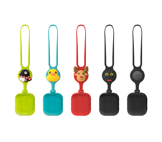 【AirPods 3 手掛保護套】 企鵝小丸 Maru Penguin｜ 麋鹿先生 Mr.Deer｜ 派提鴨 Patti Duck｜ 喵喵貓 Miao Cat｜ 黑 Black