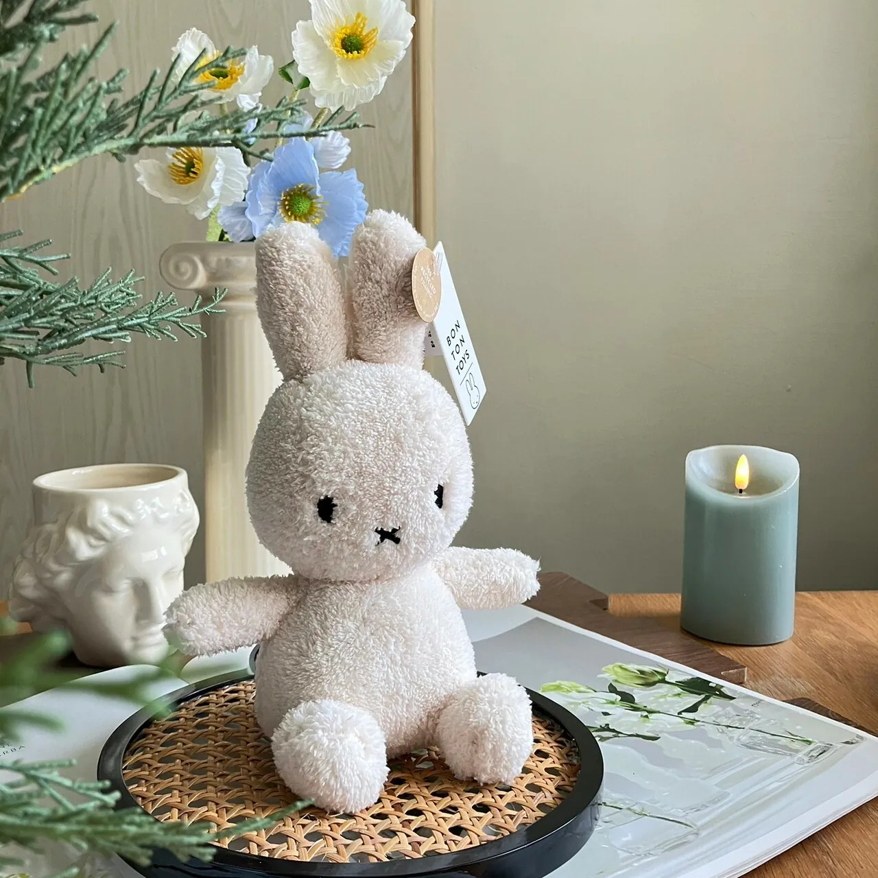 BON TON TOYS｜Miffy Terry米菲兔填充玩偶23cm 奶油