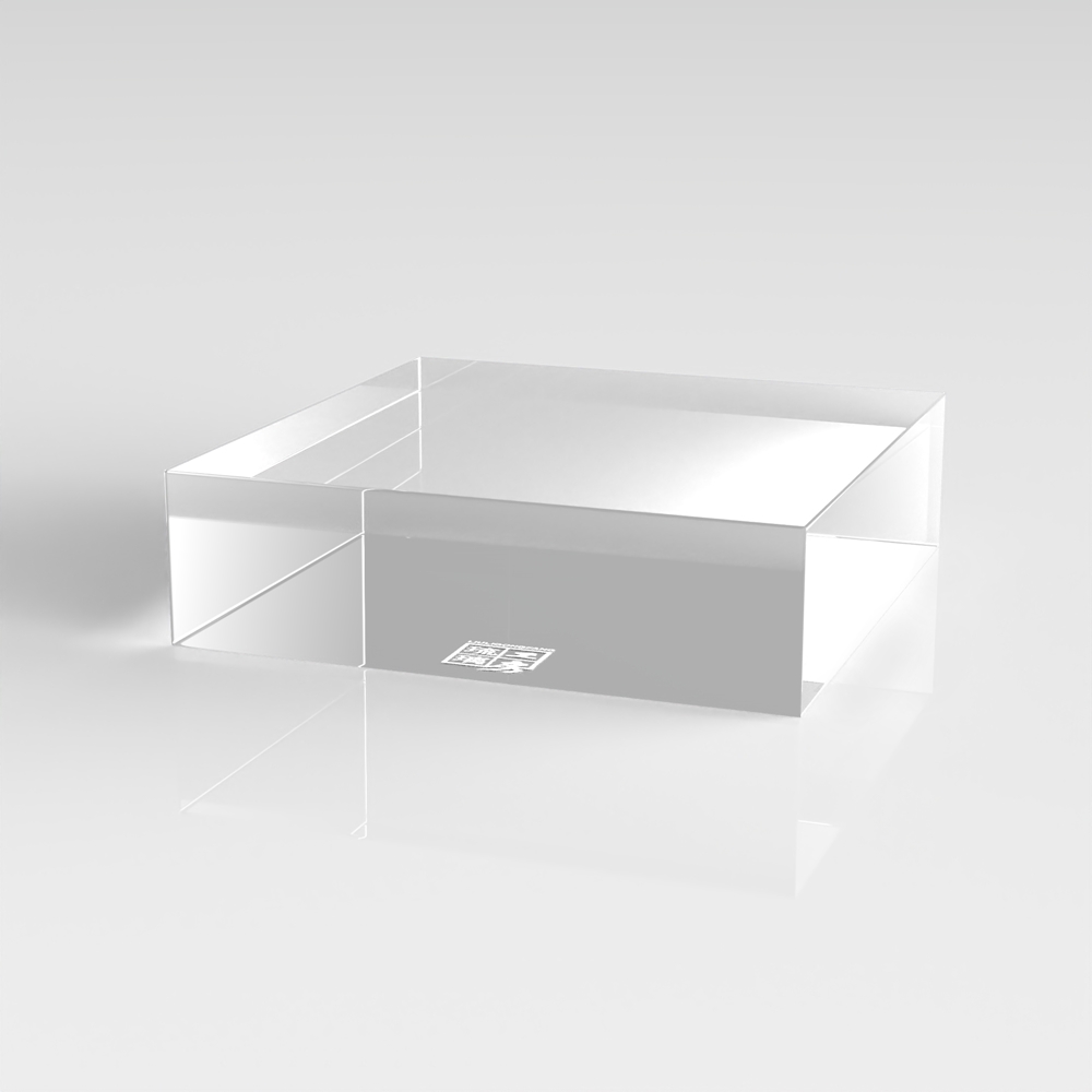 琉璃工房 LIULI 壓克力底座 ( 9x9x2.5 透明 ) 作品搭配的最佳首選