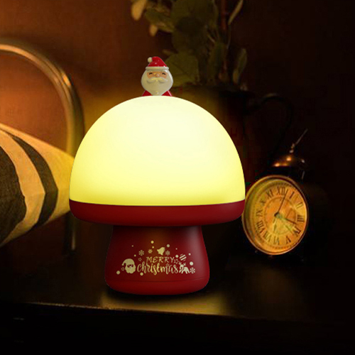 【3/29~5/31畢業季早鳥88折優惠】家居生活雜貨舖 聖誕氛圍蘑菇投影燈 聖誕老人