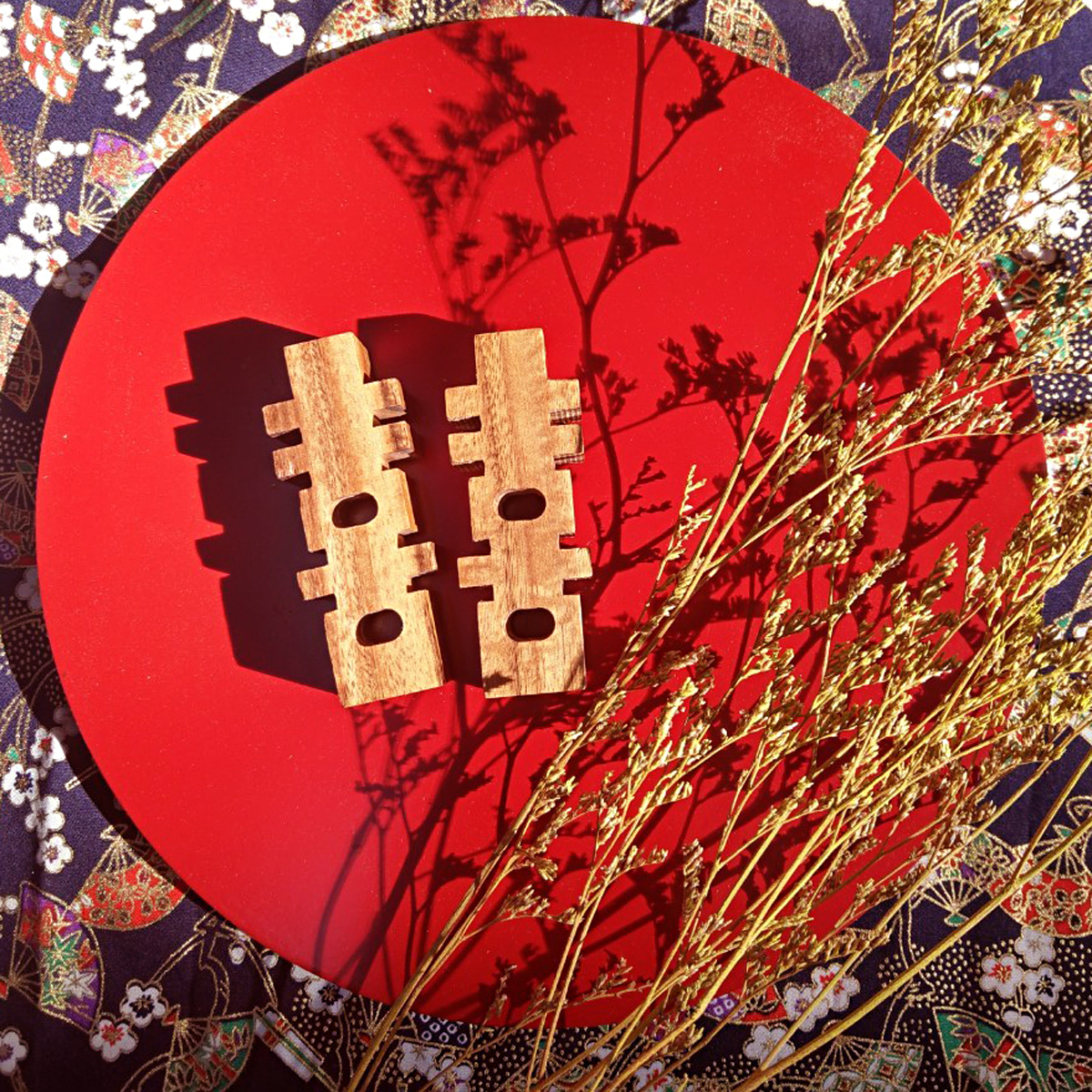 木城工坊 花好月圓 囍字印章-含刻字