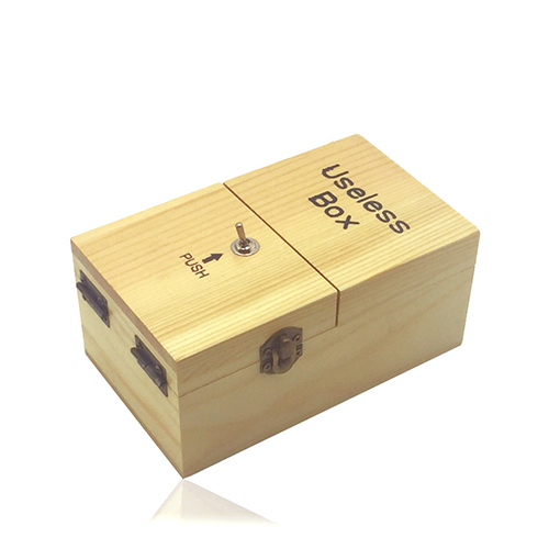 【3/29~5/31畢業季早鳥88折優惠】創意小物館 減壓神器無用的盒子 Useless Box 卡其