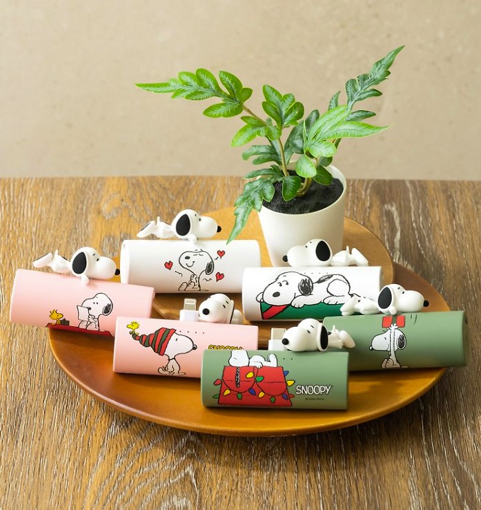 InfoThink 史努比系列PD快充口袋行動電源 粉 Lightning