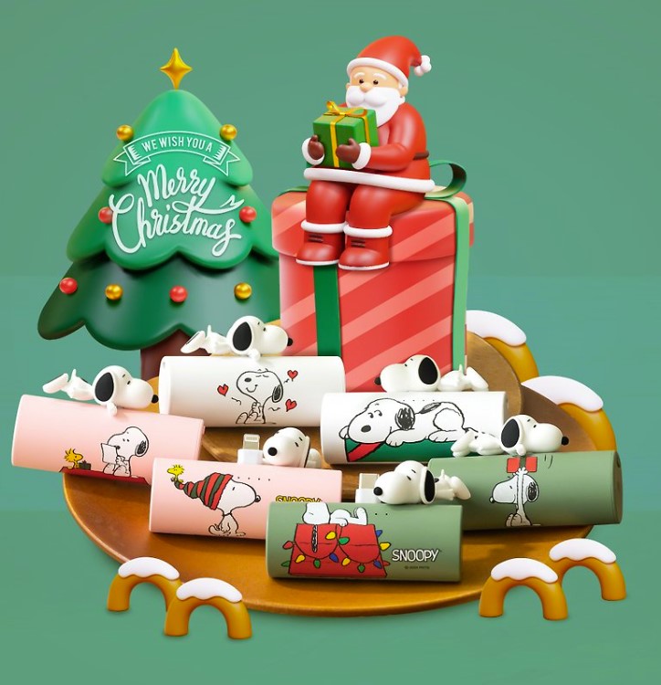 InfoThink 史努比系列PD快充口袋行動電源 粉 Lightning