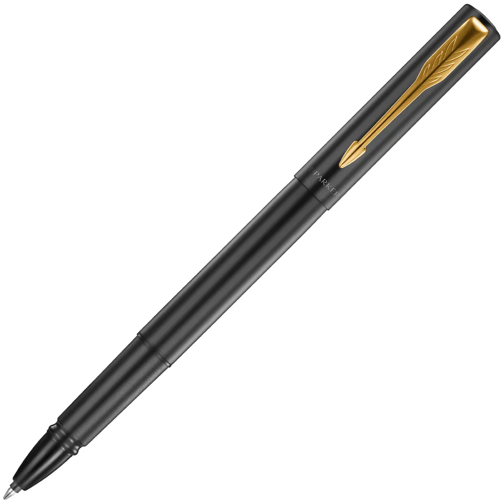 【6/10~6/16精選品牌75折優惠】【可雷雕刻字】美國 PARKER 新威雅XL系列 黑桿金夾 鋼珠筆