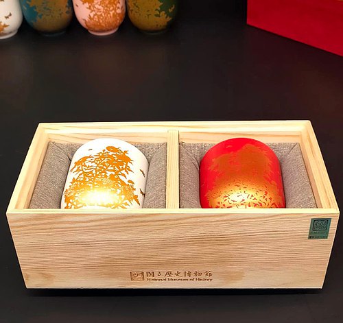 ViREO 常玉 燦若繁華華貴雙杯(白/紅)