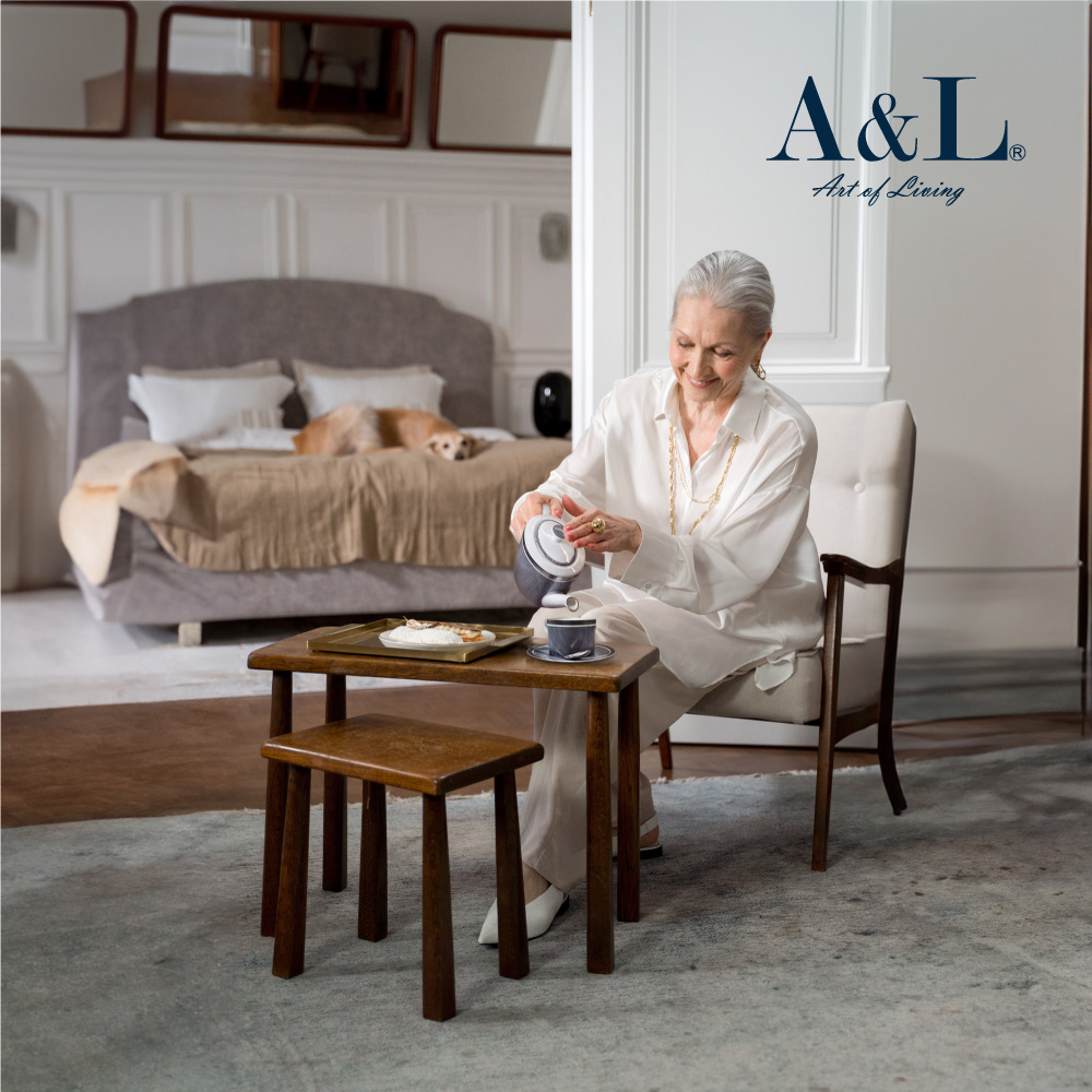 A&L 經典骨瓷咖啡對杯禮盒組(曙光)