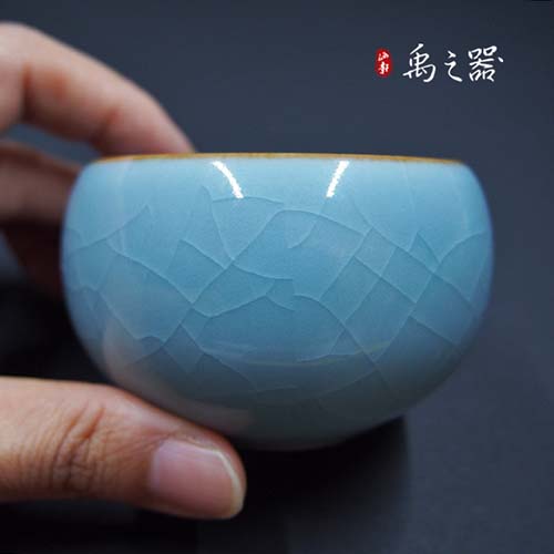 客客器器 禹之器《羅漢杯》青瓷茶杯
