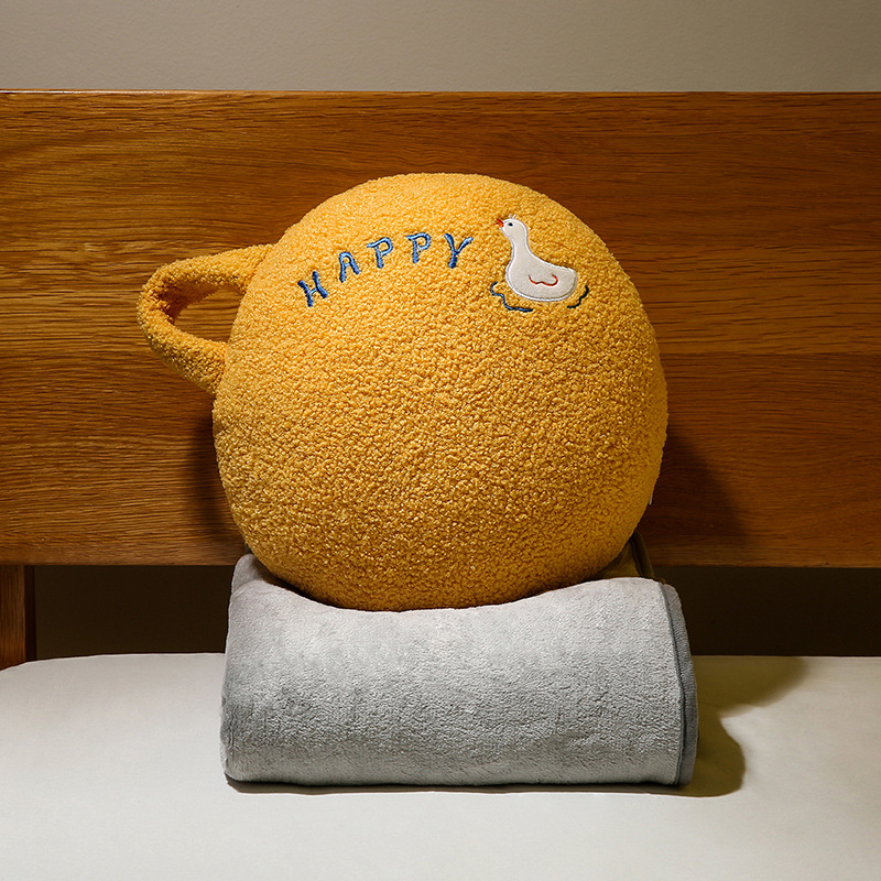 家居生活雜貨舖 可穿式抱枕被毯 白鵝