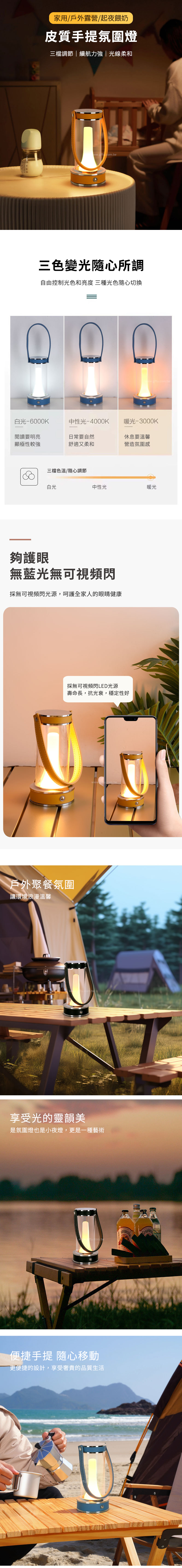 【1/2~8/31春日特惠85折】創意小物館 皮質手提氛圍燈 墨綠色