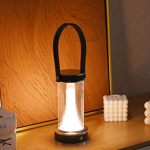 【1/2~8/31春日特惠85折】創意小物館 皮質手提氛圍燈 墨綠色