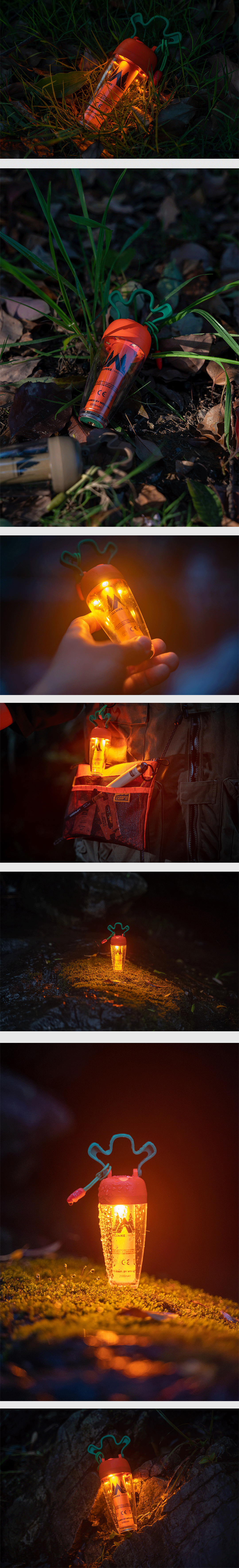 【1/2~8/31春日特惠85折】創意小物館 胡蘿蔔磁吸迷你照明掛燈 蘿蔔色