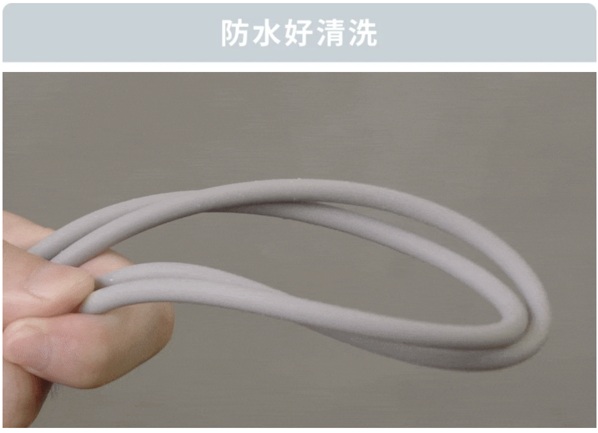 掛繩可拆下清洗，且表面皆使用防潑水處理，可直接沖洗污漬，快速甩乾水分後即可繼續使用。