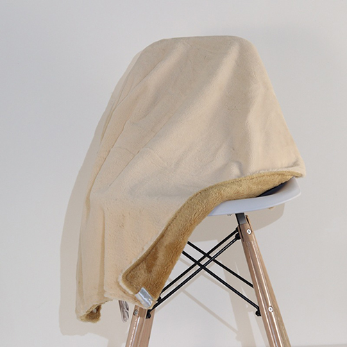 【11/3~12/31冬季85折優惠】家居生活雜貨舖 USB純色毛絨發熱毯 米色