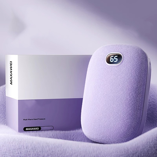 創意小物館 毛絨暖手寶 黛紫