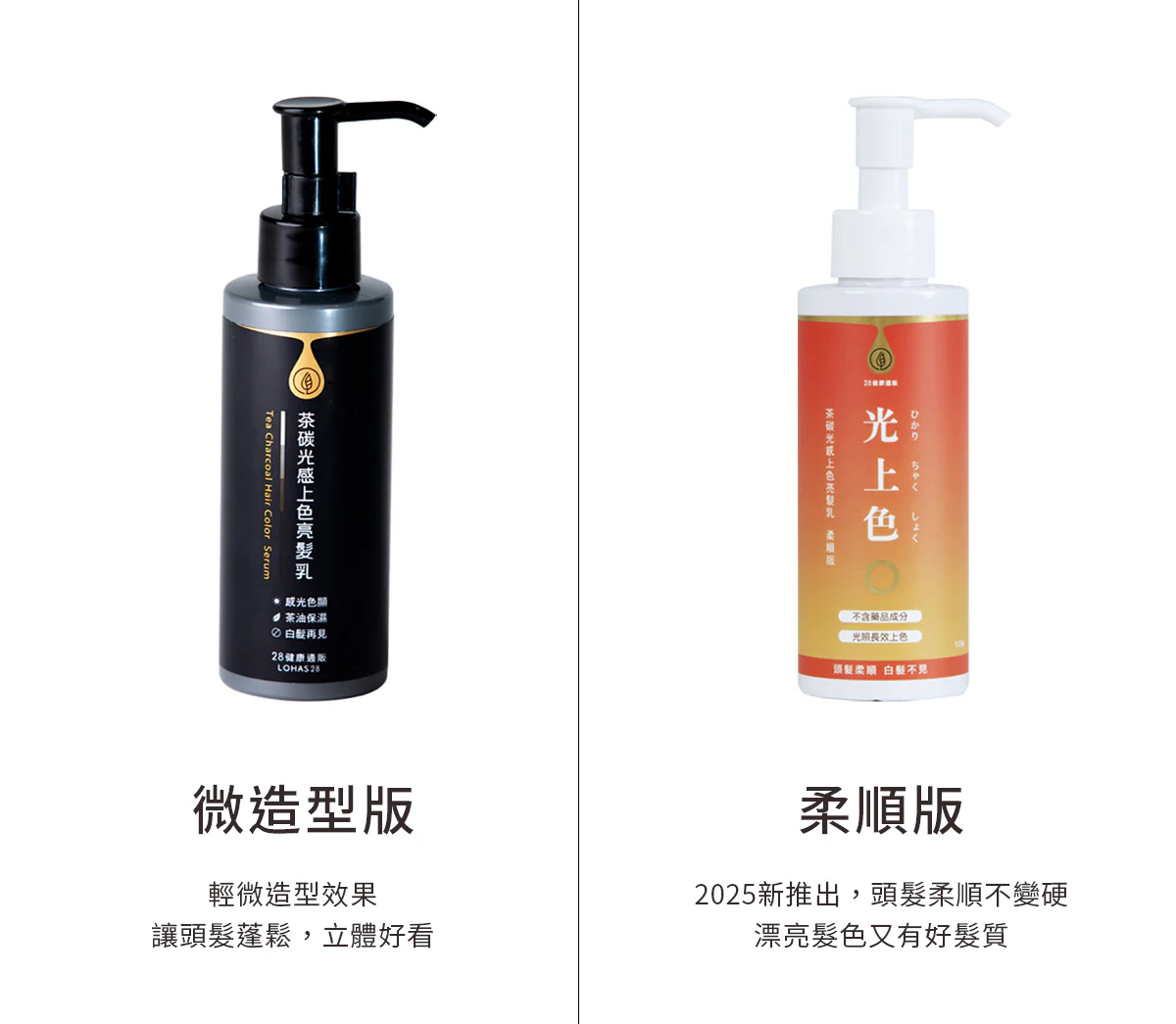 28健康通販 【安心白髮上色】茶碳光感上色亮髮乳(柔順版 3入免運特惠組)