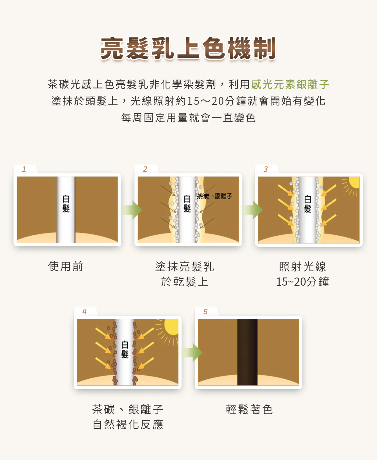 28健康通販 【安心白髮上色】茶碳光感上色亮髮乳(柔順版 3入免運特惠組)