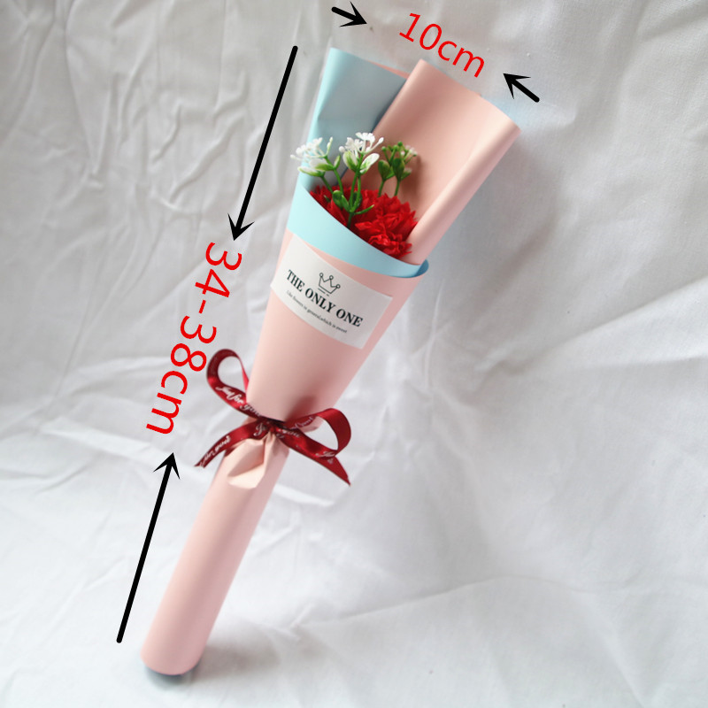 創意小物館 質感仿真康乃馨 (單支) 粉色