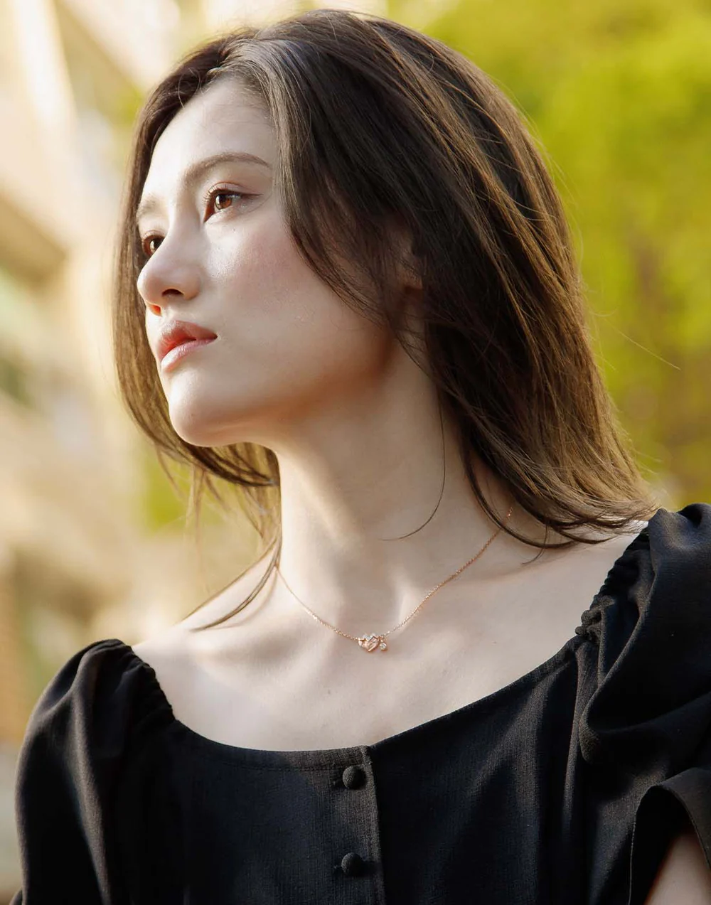 【4/8~5/11母親節特惠】瑞典AWNL 瑞典隕石 Flipped星動 女士項鍊(銀色43cm)