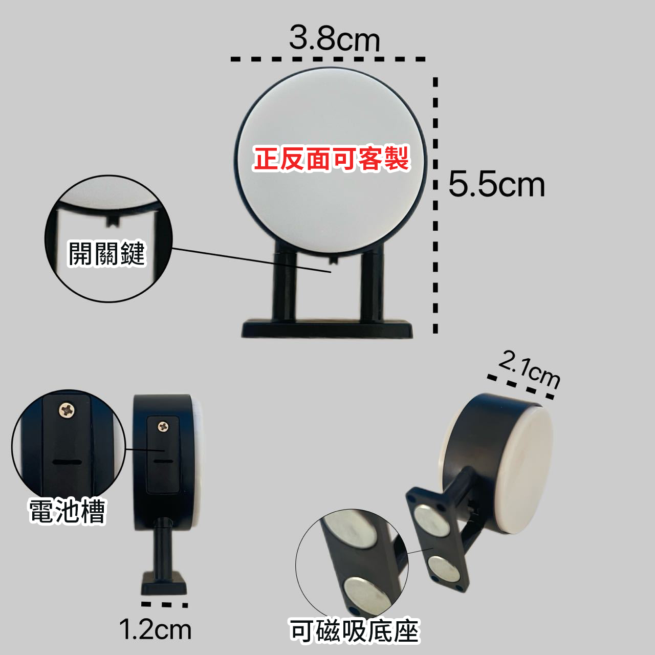 立體牌圓形尺寸