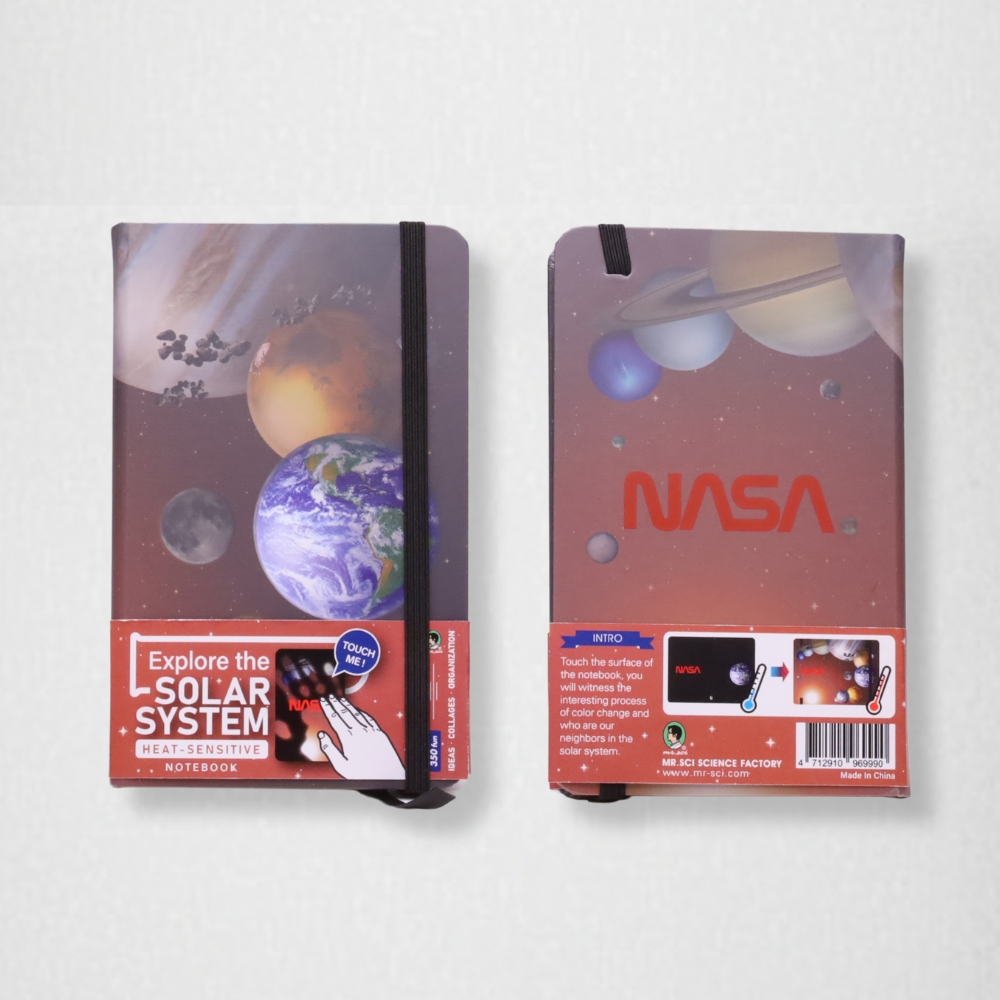 賽先生科學工廠 NASA太陽系感溫筆記本