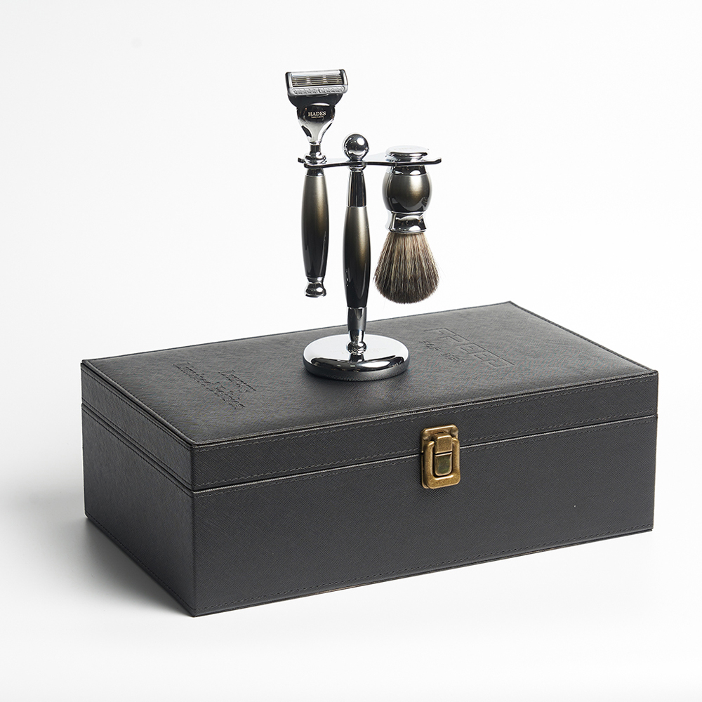 【可免費客製】FREED一週年限量紀念款 宇宙探索系列  豪華典藏版四件組刮鬍刀禮盒-哈德斯