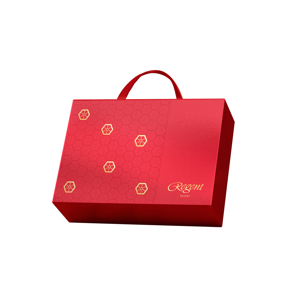 樂奇 【台北晶華酒店】奶黃麻糬月餅禮盒(6入)(1盒)