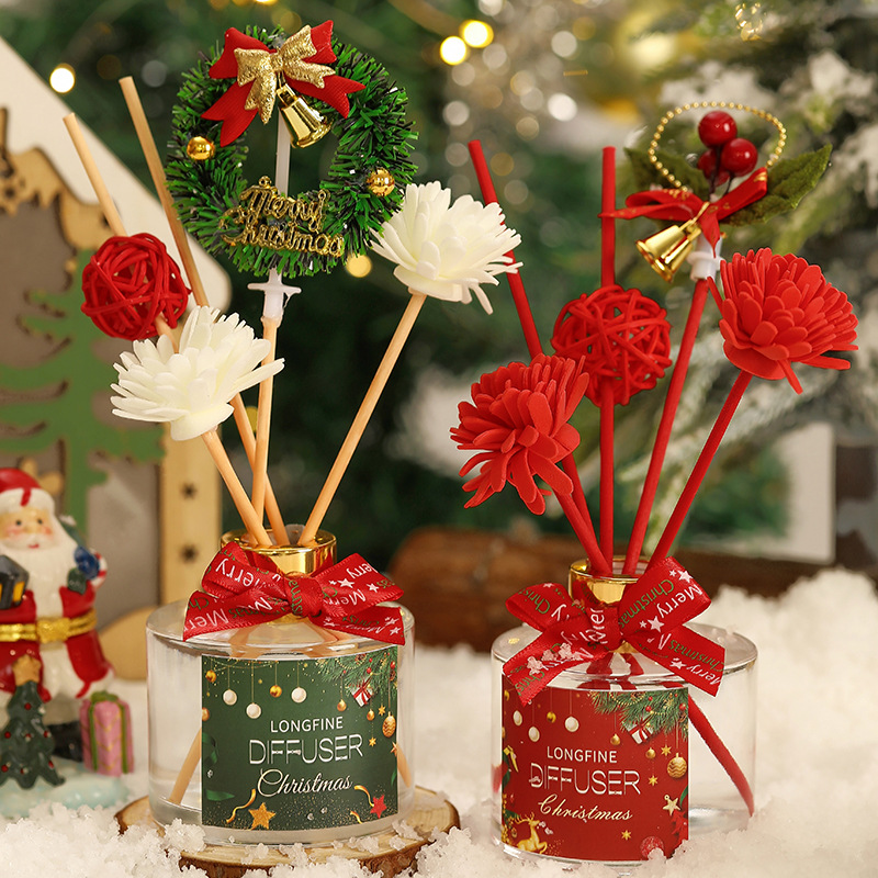 【11/4~12/31聖誕商品B2B優惠】家居生活雜貨舖 聖誕香薰擴香瓶 烏木玫瑰