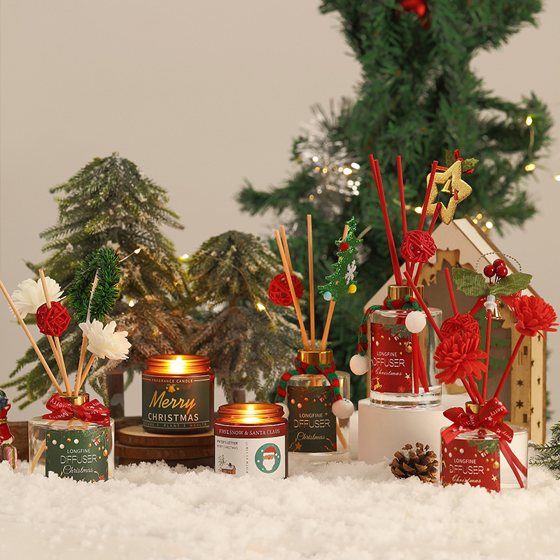 【11/4~12/31聖誕商品B2B優惠】家居生活雜貨舖 聖誕香薰擴香瓶 烏木玫瑰