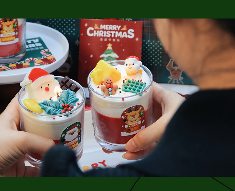 【11/4~12/31聖誕商品B2B優惠】家居生活雜貨舖 聖誕造型香氛蠟燭杯 雪人