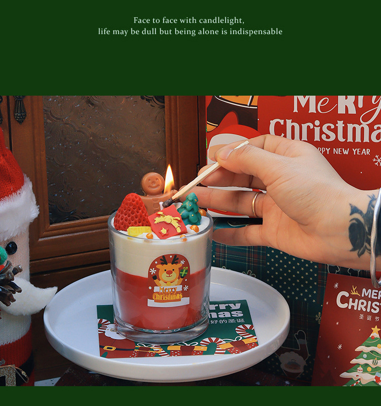 【11/4~12/31聖誕商品B2B優惠】家居生活雜貨舖 聖誕造型香氛蠟燭杯 聖誕老人