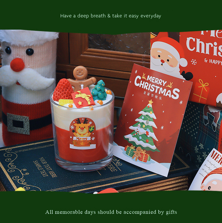 【11/4~12/31聖誕商品B2B優惠】家居生活雜貨舖 聖誕造型香氛蠟燭杯 聖誕老人